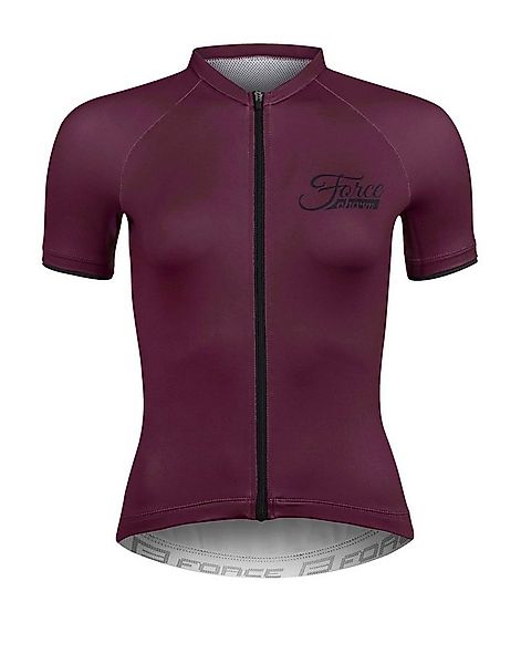 FORCE Radtrikot Trikot FORCE CHARM Damen kurz weinrot %%% günstig online kaufen