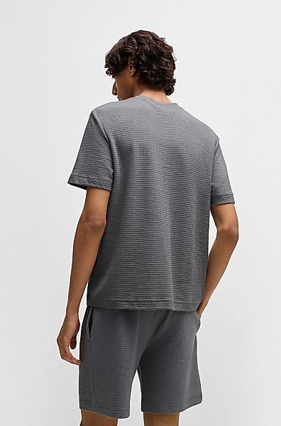 HUGO Underwear T-Shirt ",Austin T-Shirt", Waffelstruktur und Logo-Stickerei günstig online kaufen