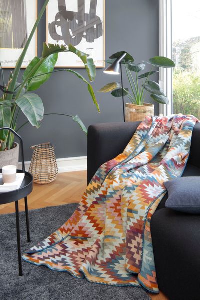 Biederlack Wohndecke "Nomad" mit geketteltem Zierstich, Kuscheldecke günstig online kaufen