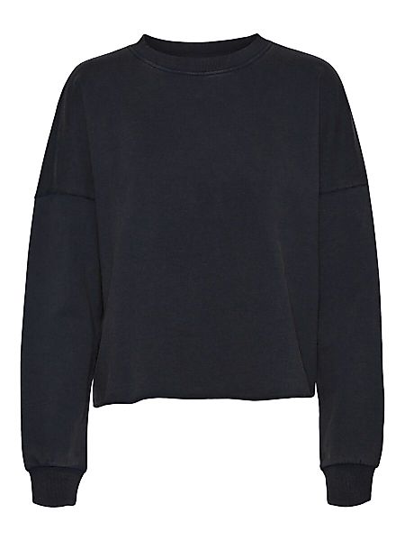 NOISY MAY Relaxed Fit Sweatshirt Damen Blau günstig online kaufen