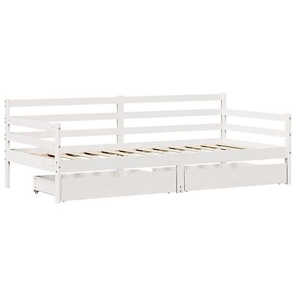 vidaXL Bett Tagesbett mit Schubladen 90x200 cm Massivholz Kiefer günstig online kaufen