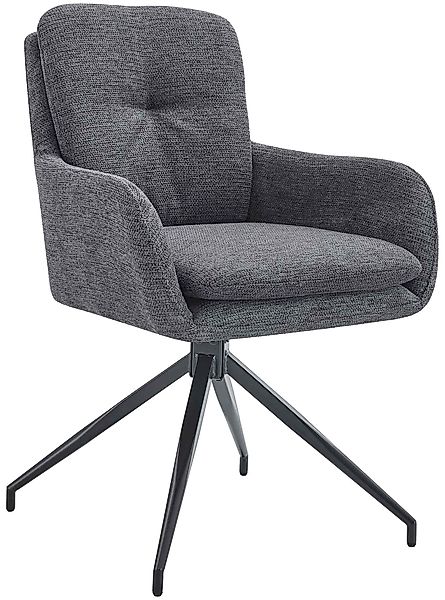 CLP Esszimmerstuhl Pickett, Metallgestell, drehbar, mit günstig online kaufen
