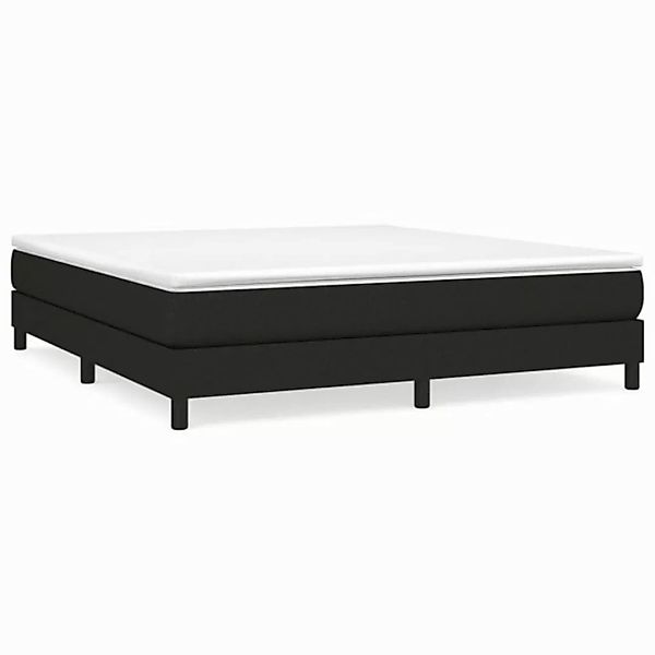 furnicato Bett Bettgestell ohne Matratze Schwarz 160x200 cm Stoff (1-tlg) günstig online kaufen