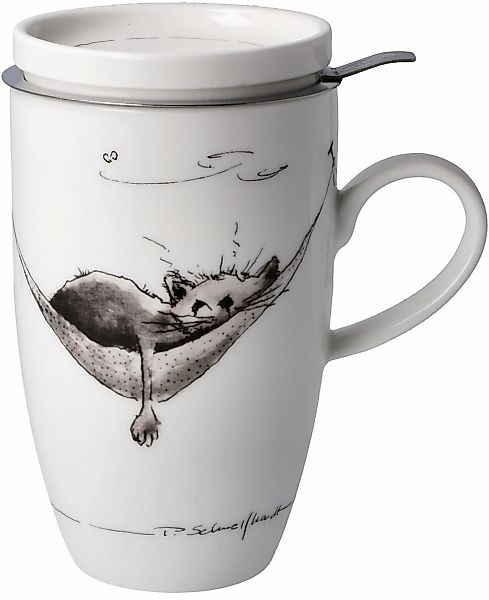 Goebel Tasse »Peter Schnellhardt«, Teetasse mit Deckel und Sieb, Peter Schn günstig online kaufen
