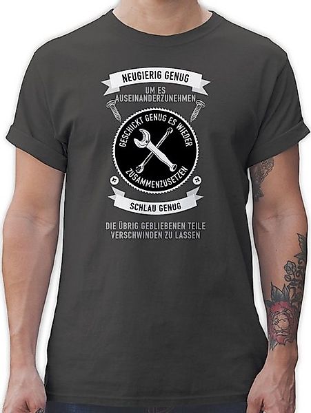 Shirtracer T-Shirt Handwerker Spruch Handwerker Geschenke günstig online kaufen