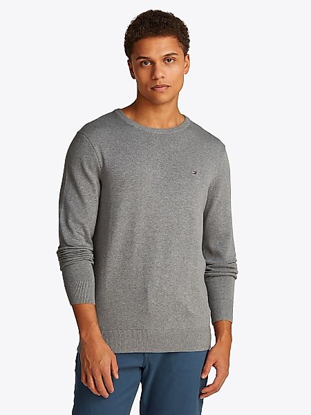 Tommy Hilfiger Rundhalspullover "ESSENTIAL COTTON CREW NECK" Crewneck Regul günstig online kaufen