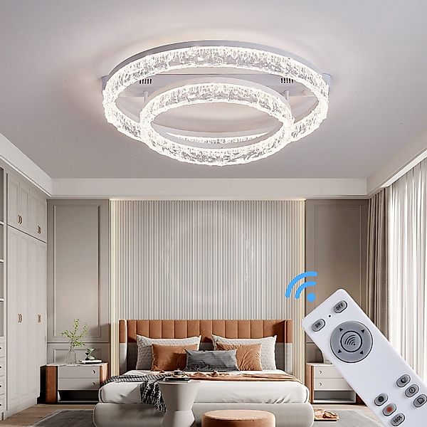 Eurotondisplay LED Deckenleuchte LED Deckenleuchte Fernbedienung/Handy-App günstig online kaufen