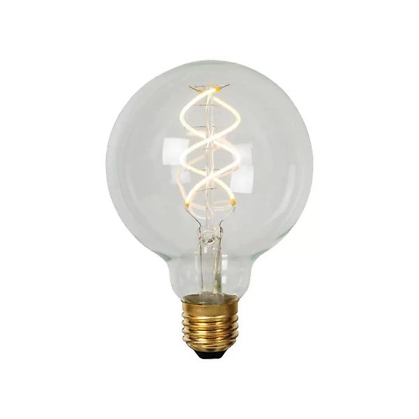 LED Leuchtmittel E27 - Globe G95 in Transparent 4,9W 460lm 2700K 1er-Pack günstig online kaufen