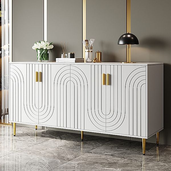 autolock Sideboard Sideboard, einzigartigem Wellendesign günstig online kaufen