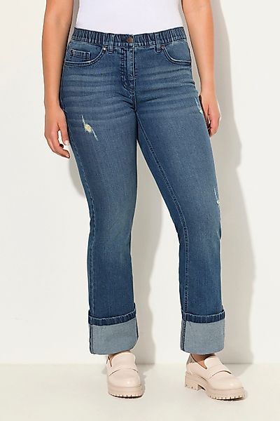 Ulla Popken Regular-fit-Jeans 7/8-Jeans Mary weites günstig online kaufen