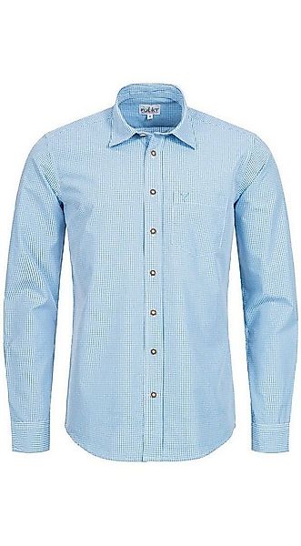 Nübler Trachtenhemd Trachtenhemd Langarm Rudi in Hellblau von Nübler günstig online kaufen