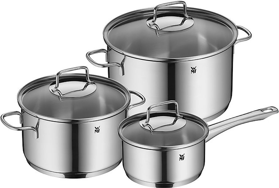 WMF Topf-Set »Astoria«, Cromargan® Edelstahl Rostfrei 18/10, (Set, 6 tlg.), günstig online kaufen