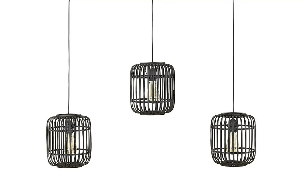 Pendelleuchte  Woven ¦ schwarz ¦ Maße (cm): H: 120  Ø: 22 Lampen & Leuchten günstig online kaufen