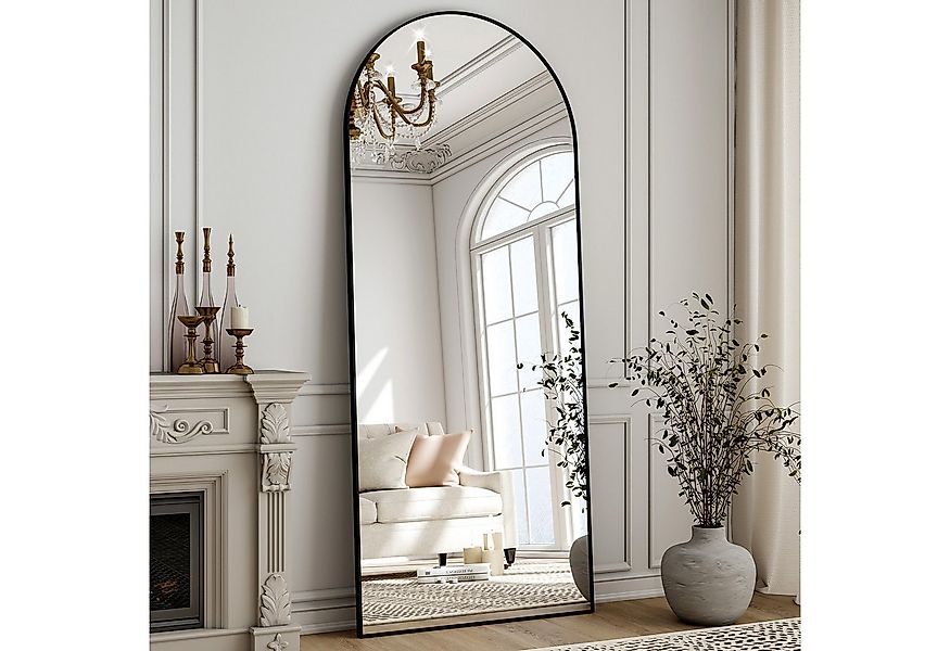 Koonmi Ganzkörperspiegel Großer Standspiegel mit Metallrahmen und verstärkt günstig online kaufen