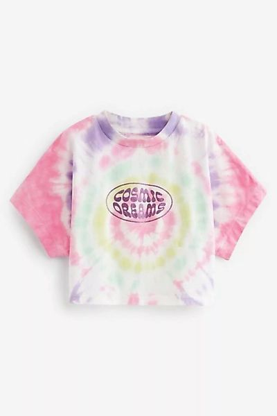 Next T-Shirt Kastiges T-Shirt in Batikfärbung (1-tlg) günstig online kaufen