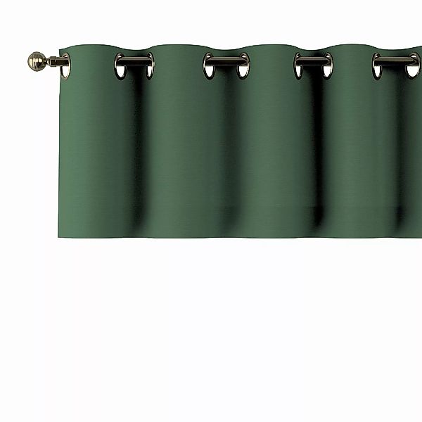 Kurzgardine mit Ösen, waldgrün, 260 x 40 cm, Cotton Panama (702-06) günstig online kaufen