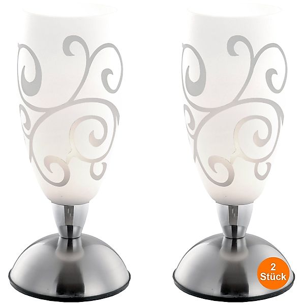 bmf-versand Tischleuchte Nachttischlampe Touch 2er Set günstig online kaufen