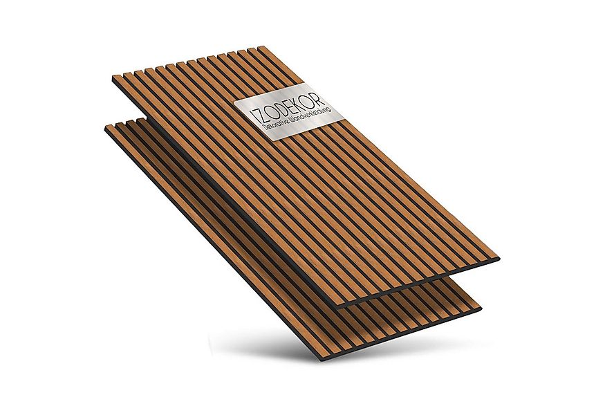 IZODEKOR 3D Wandpaneel IZODEKOR 3D Wandpaneele Holz Schalldämmung, Akustikp günstig online kaufen