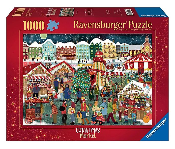Ravensburger Puzzle Erwachsenenpuzzle 1000 Teile - Christmas Market, 1000 P günstig online kaufen