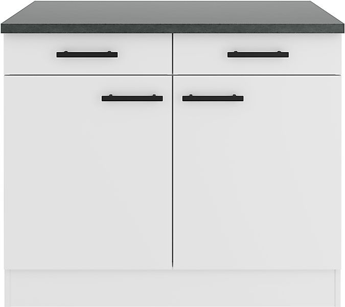 OPTIFIT Unterschrank "Palma", Breite 100 cm, mit 2 Türen und 2 Schubkästen günstig online kaufen