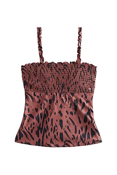Next Tankini-Top Bauchformender Bandeau-Tankini mit Raffdetails (1-St) günstig online kaufen