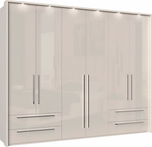 Places of Style Drehtürenschrank "Piano, inklusive Rahmen und Beleuchtung, günstig online kaufen