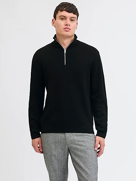 Jack & Jones Troyer "JPRBLAMILANO STITCH KNIT HALF ZIP SN" mit kurzem Reißv günstig online kaufen