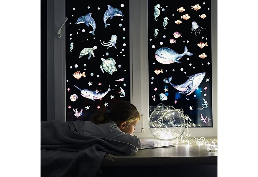 nikima Fensterbild Fensterbilder Unterwasser selbstklebend günstig online kaufen