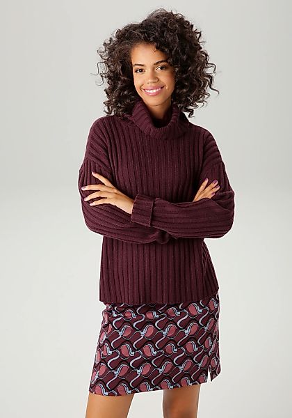 Aniston CASUAL Strickpullover, in Streifen-Optik - NEUE KOLLEKTION günstig online kaufen