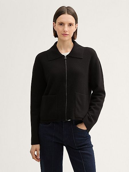 TOM TAILOR Cardigan Pullover & Strickjacken Strickjacke mit Reißverschluss günstig online kaufen