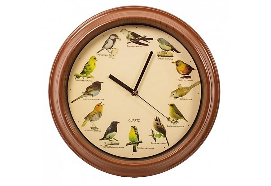 Out of the Blue Wanduhr Wanduhr aus MDF mit Vogelstimmen günstig online kaufen