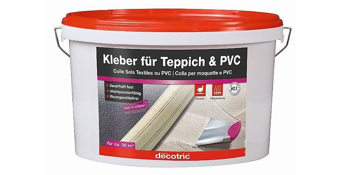 decotric® PVC-Kleber Decotric Kleber für Teppich und PVC 10 kg günstig online kaufen