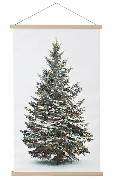 Home affaire LED-Bild »Wandbehang, Weihnachtsdeko« Weihnachten 1 Stk. tlg. günstig online kaufen