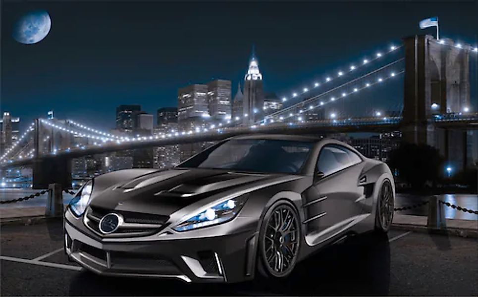 Papermoon Fototapete »Manhatten Car II« glatt günstig online kaufen