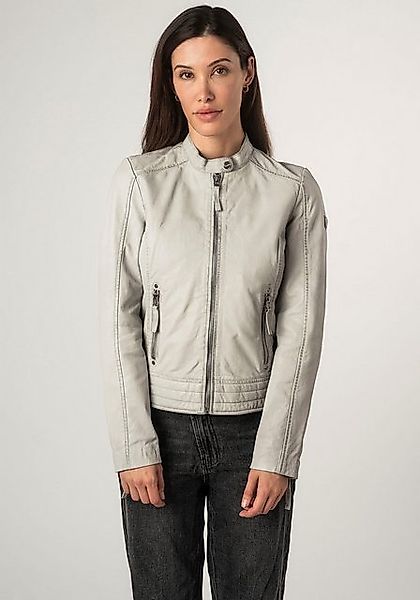 Mauritius Lederjacke MWFilla mit kleinem Stehkragen günstig online kaufen