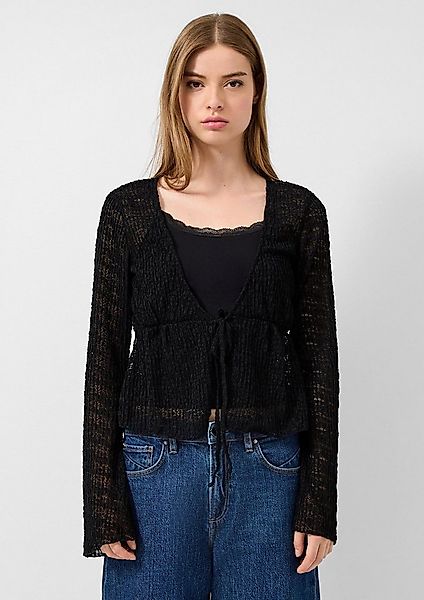 QS Langarmshirt T-Shirt Shirtjacke günstig online kaufen