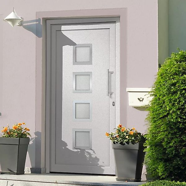 vidaXL Haustür Haustür Weiß 98x200 cm günstig online kaufen