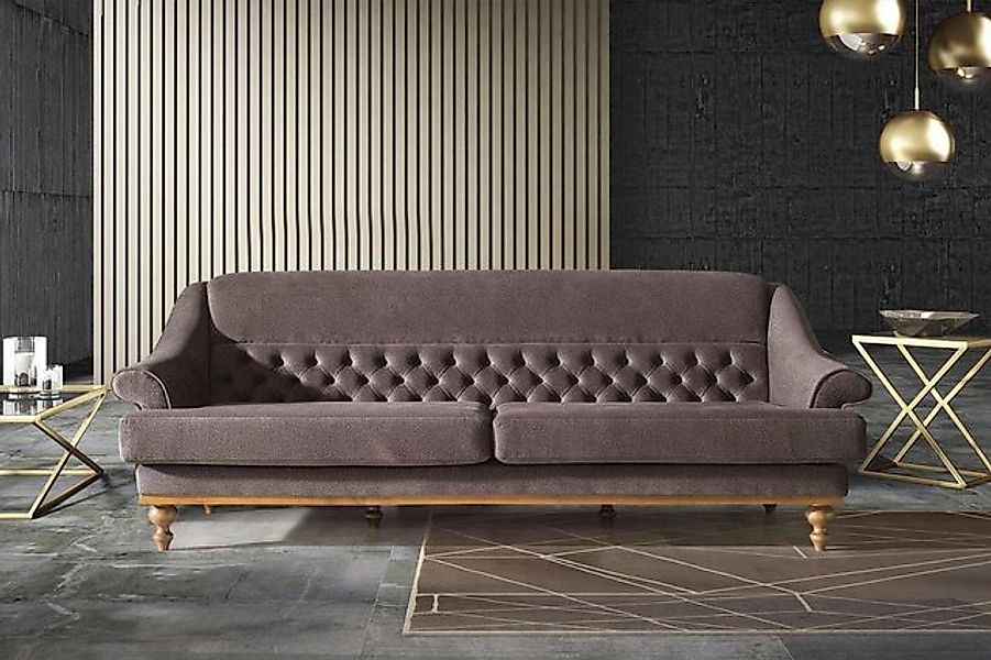 Xlmoebel Sofa Zeitgemäßes Wohnzimmer Sofa mit Polsterung vom Designer, 3-Si günstig online kaufen