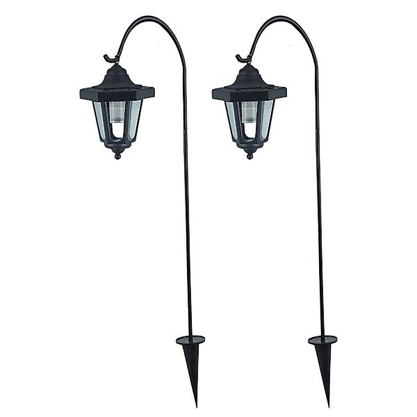 etc-shop Gartenleuchte, LED-Leuchtmittel fest verbaut, 2er günstig online kaufen