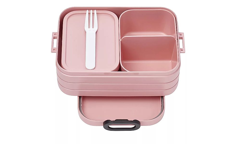 Mepal Bento-Lunchbox "To Go"  Take a break - rosa/pink - Kunststoff - 12 cm günstig online kaufen