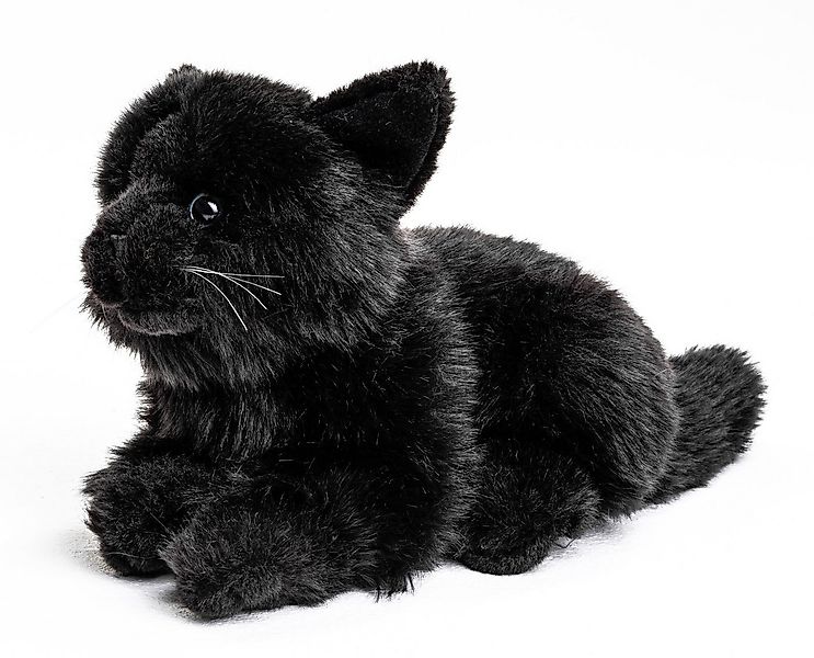 Uni-Toys Kuscheltier Katze, liegend - versch. Fellfarben - Länge 20 cm - Pl günstig online kaufen