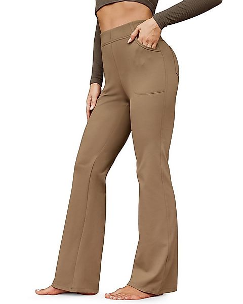G4Free Thermohose G4Free Damen Winter Gefüttert Schlaghose Hohe Taille Yoga günstig online kaufen
