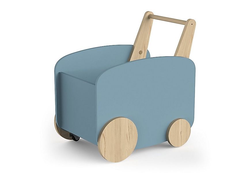 habeig Spielzeugtruhe Spielzeugbox Spielwagen Spielauto MDF Holz 55x53x35 c günstig online kaufen