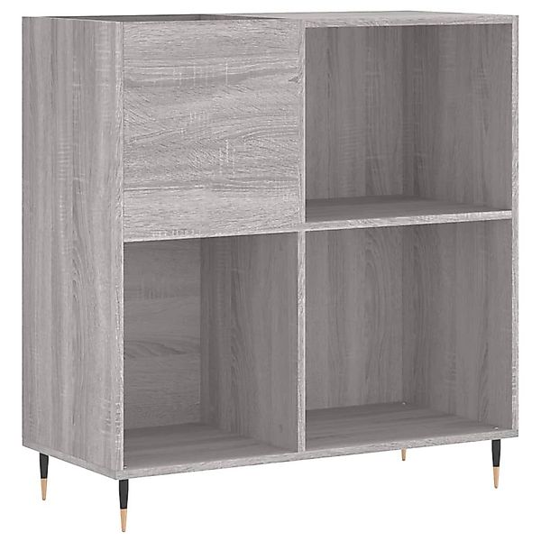 vidaXL Media-Regal Plattenschrank Grau Sonoma 84,5x38x89 günstig online kaufen