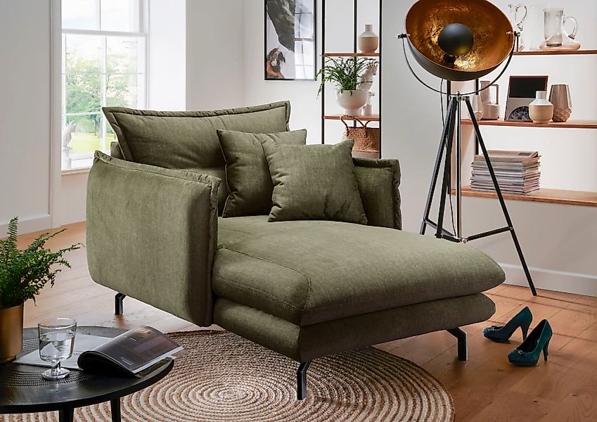 Home affaire Loveseat "LAVA Mega Ohrenbacken Sessel, modern & elegant, aktu günstig online kaufen
