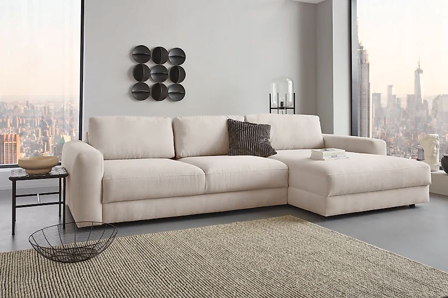 Home affaire Ecksofa "Bloomfield, elegant, viel Platz, Mega Couch, Breite 3 günstig online kaufen