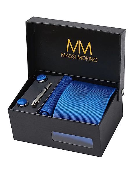 Massi Morino Krawatte (1-St) mit Einstecktuch, günstig online kaufen