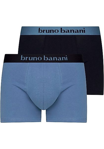 Bruno Banani Boxershorts FLOWING (2er Pack) mit kontrastfarbenem Bündchen günstig online kaufen