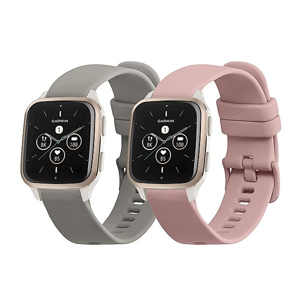 kwmobile Uhrenarmband 2x Sportarmband für Garmin günstig online kaufen