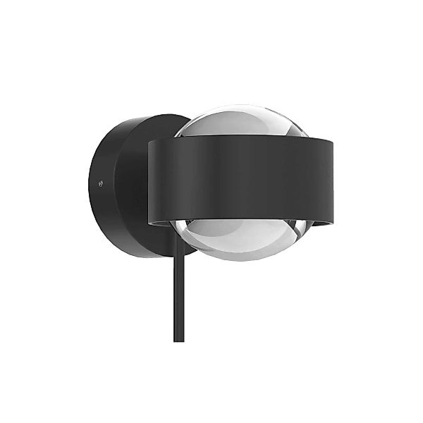 Puk! 80 Wall LED-Spot Linsen klar schwarz matt günstig online kaufen